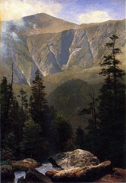 Albert Bierstadt Mountainous Landscape oil painting picture